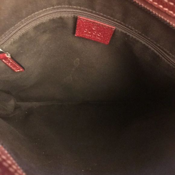Authentic Gucci GG Canvas Leather Crossbody Bag - Picture 5 of 8